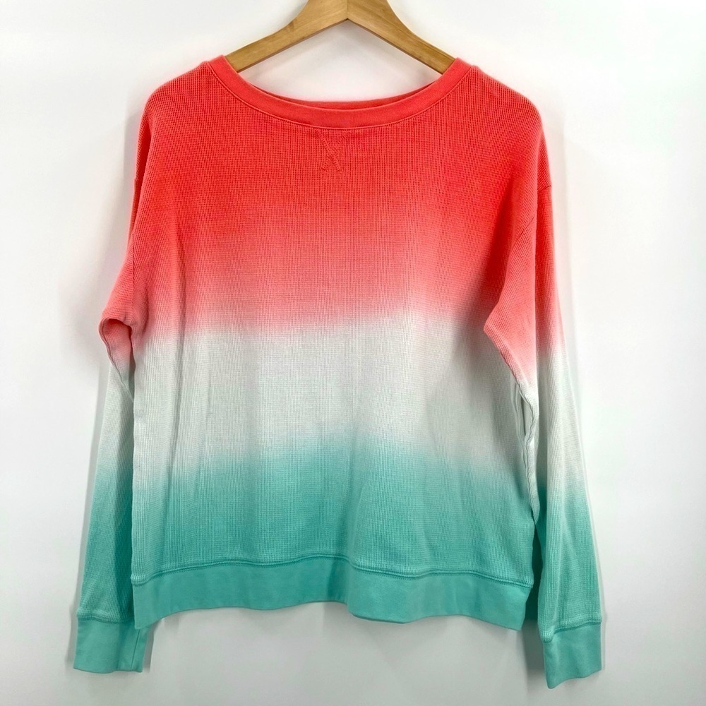 Splendid Ladies Thermal Tie Dye Top